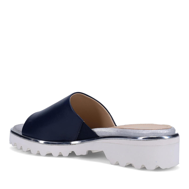 Carley Nappa Navy Silver