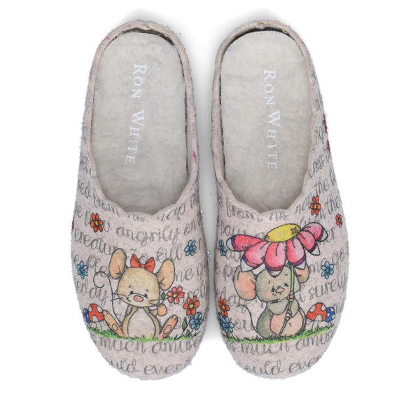 Lupin Mouse Slipper Oyster