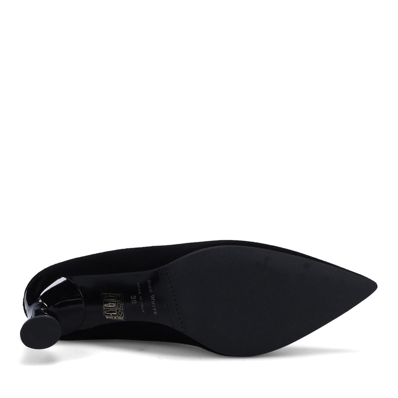 Delphine Suede Onyx