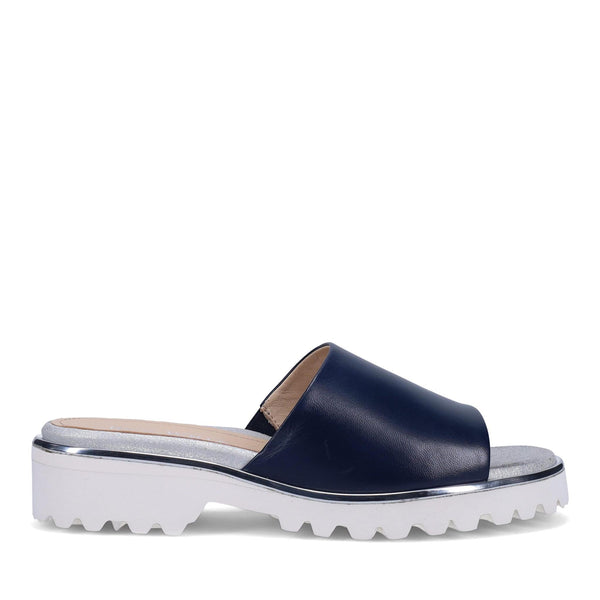 Carley Nappa Navy Silver