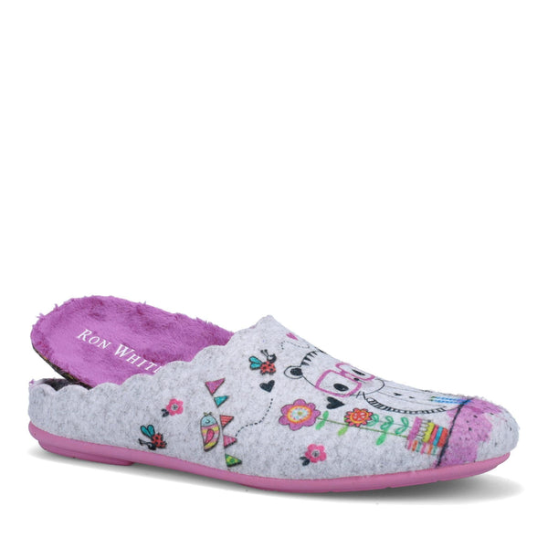 Lupin Cat Slipper Fuschia