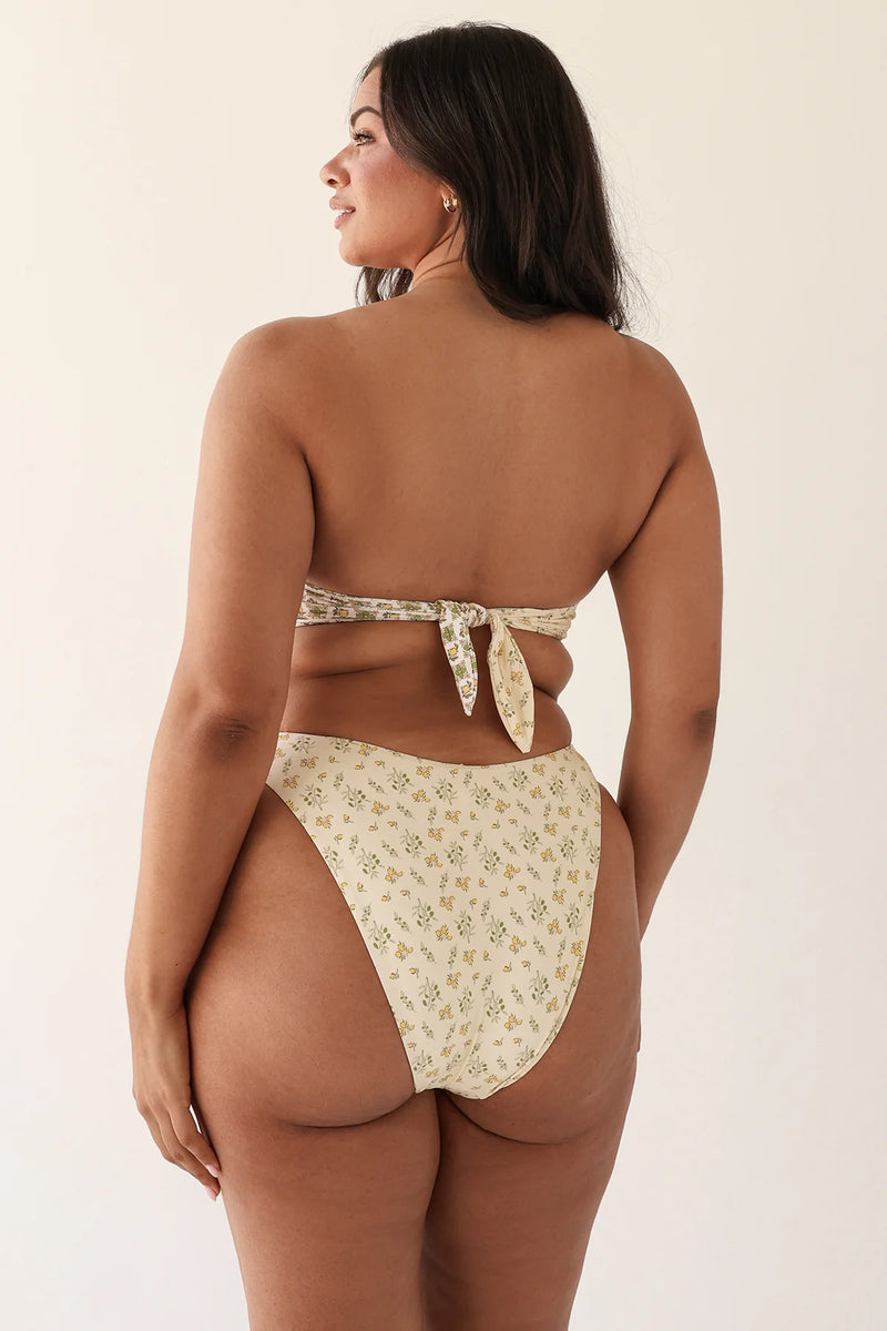 Lotus Bandeau Bikini Top