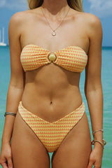 Lotus Bandeau Bikini Top