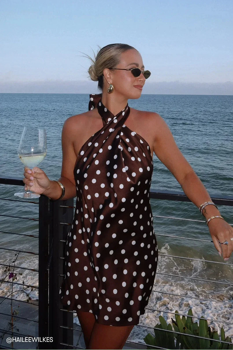 Jasmine Tie Mini Dress