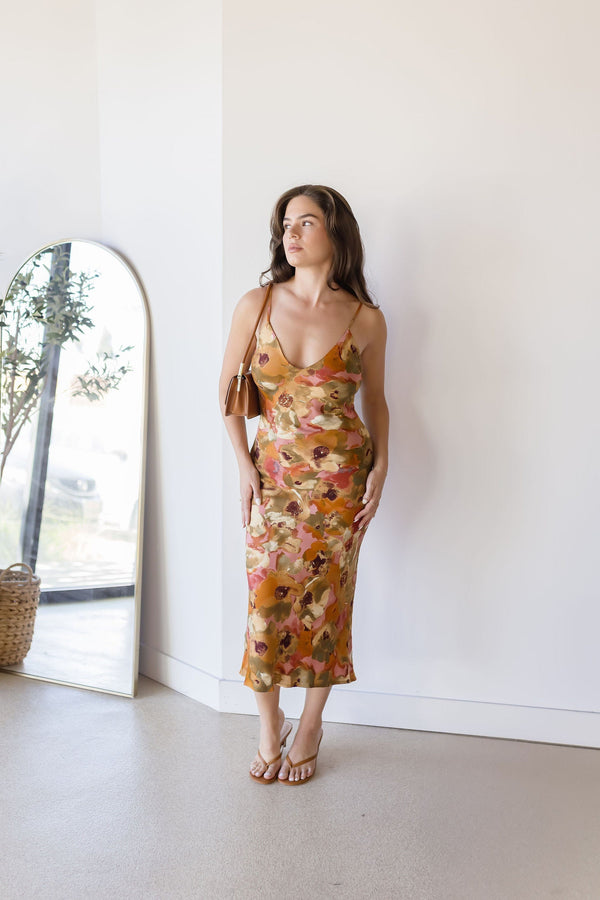 Margaret Slip Midi Dress