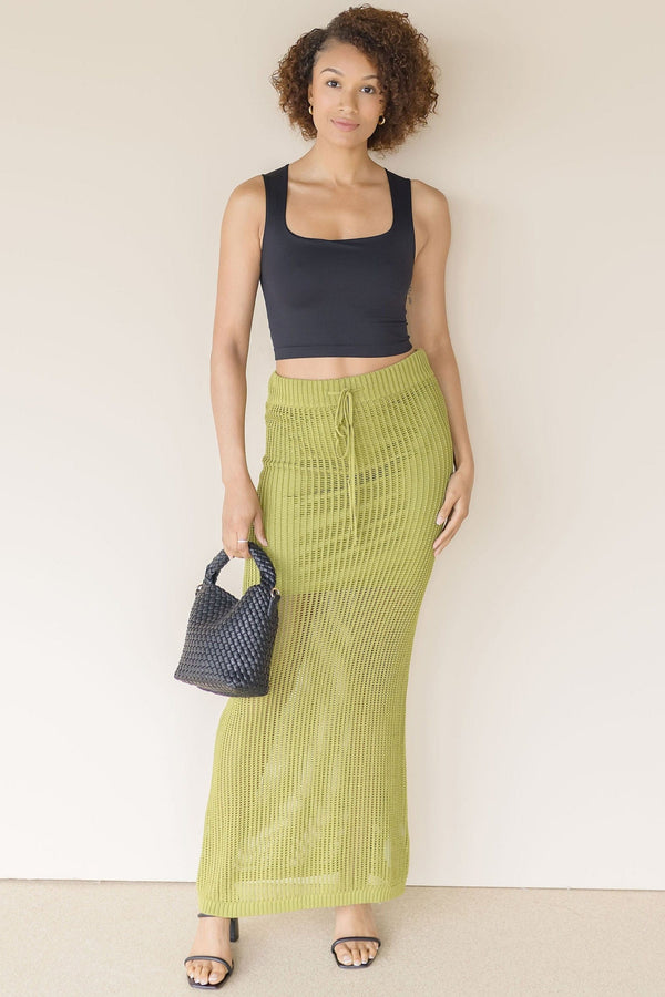 Knit Midi Skirt