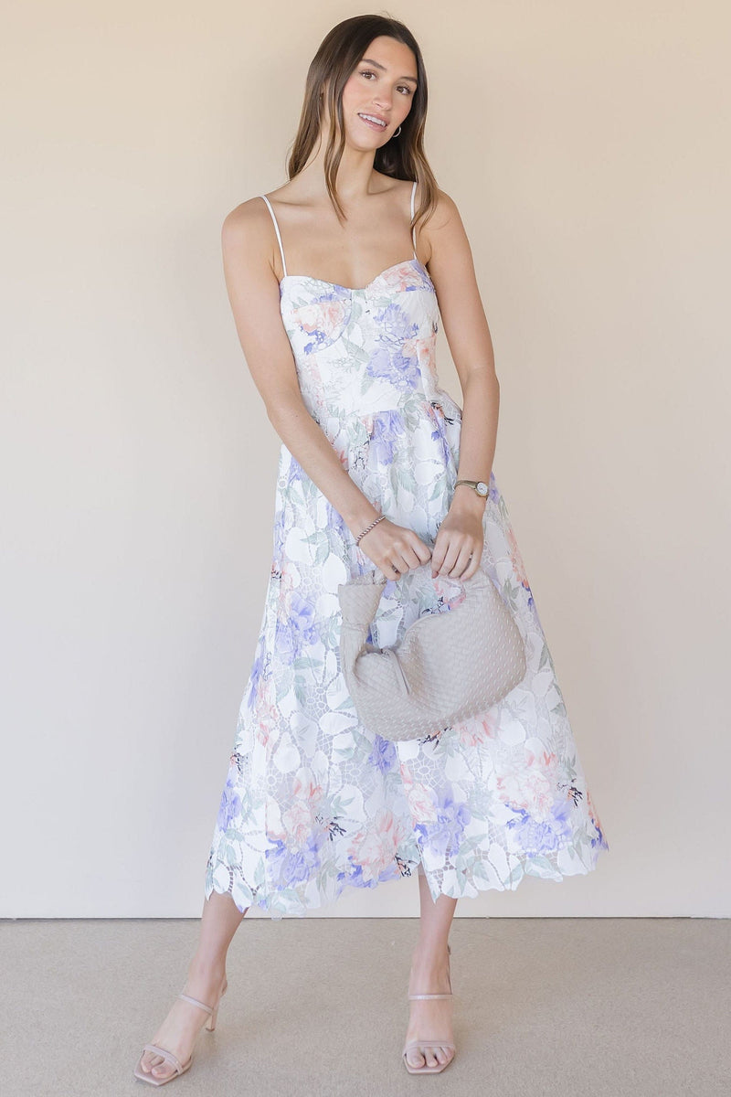 Edda Lace Midi Dress