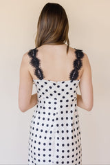 Eirene Polka Dot Midi Dress