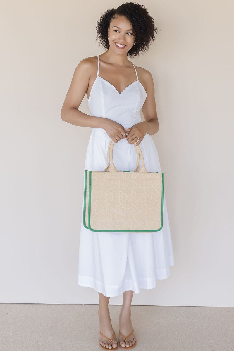 Eunice V-Neck Poplin Midi Dress