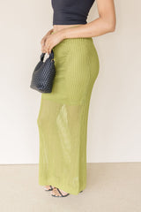 Knit Midi Skirt