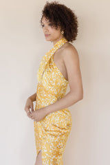 Marissa Floral Halter Neck Dress