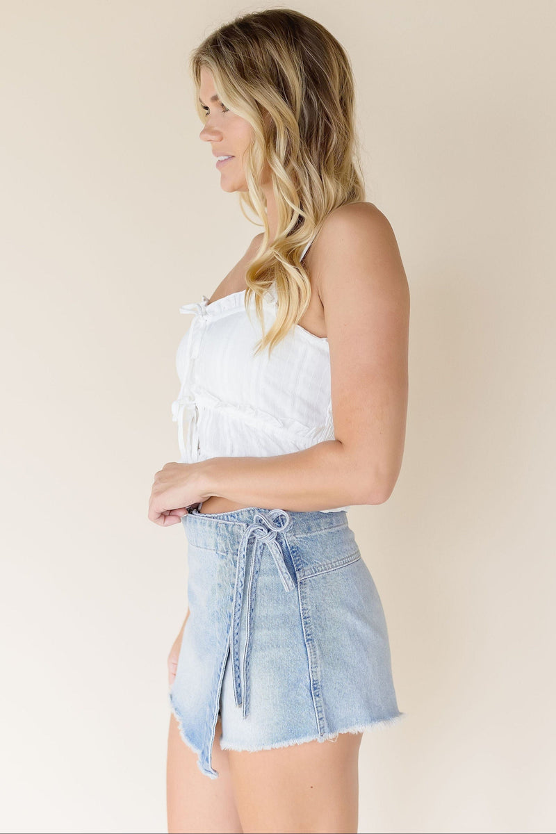 Emmy Denim Skort
