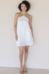 Layne Modal Tencel Blend Halter Mini Dress