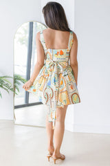 Postmarked In Paradise Corset Mini Dress
