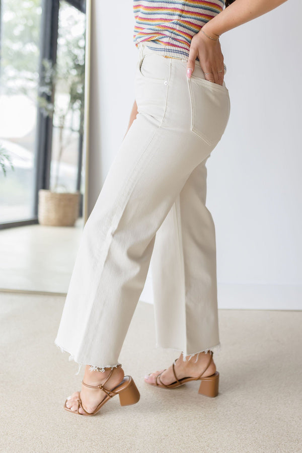 Lyra Wide Leg Crop Jean