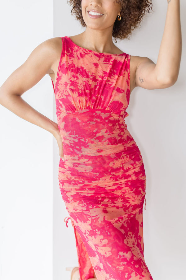 Take Me Away Midi Dress