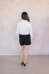 Lottie Pleated High Waisted Short
