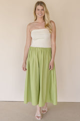 Fresh Squeeze Strapless Midi Dress
