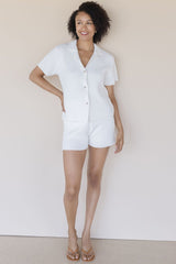Alex Cotton Waffle Knit Top