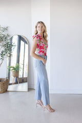 Slim Palazzo Scissor Cut Jeans