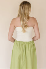 Fresh Squeeze Strapless Midi Dress