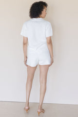 Alex Cotton Waffle Knit Top