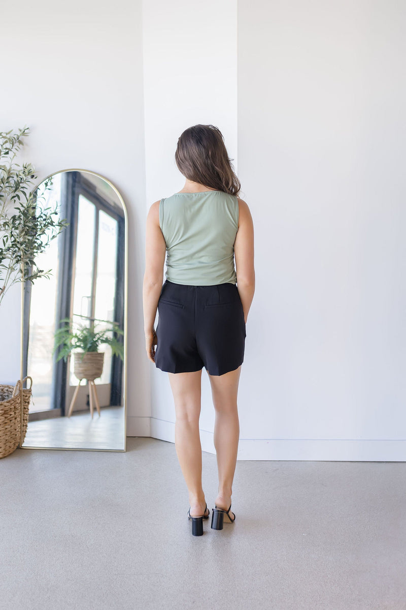 Lottie Pleated High Waisted Short