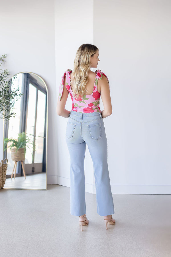 Slim Palazzo Scissor Cut Jeans