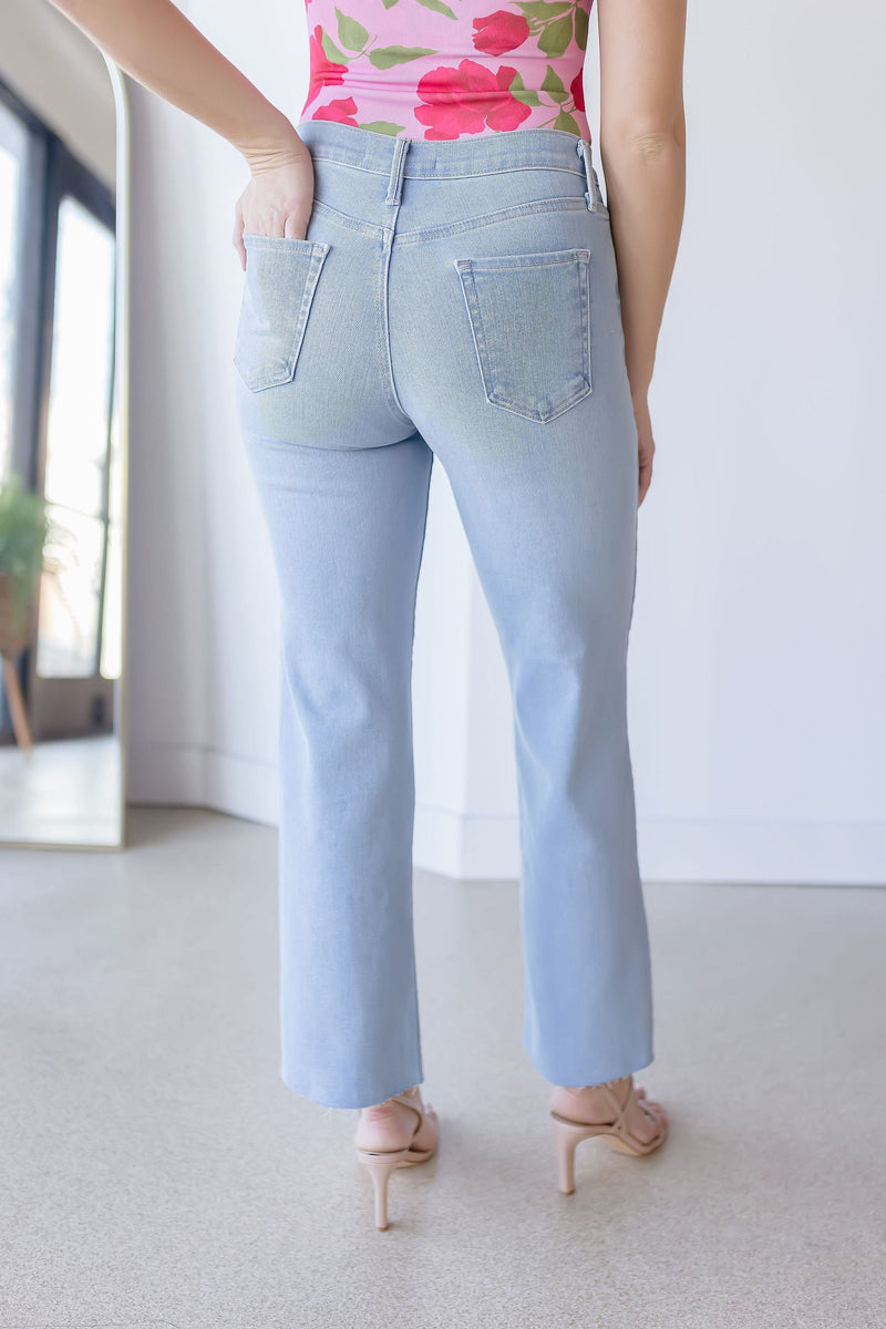 Slim Palazzo Scissor Cut Jeans