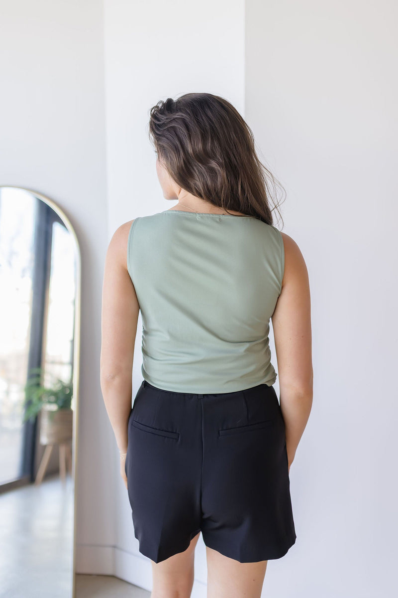 Lottie Pleated High Waisted Short