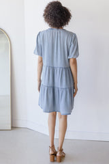 Marscina Puffed Sleeve Dress