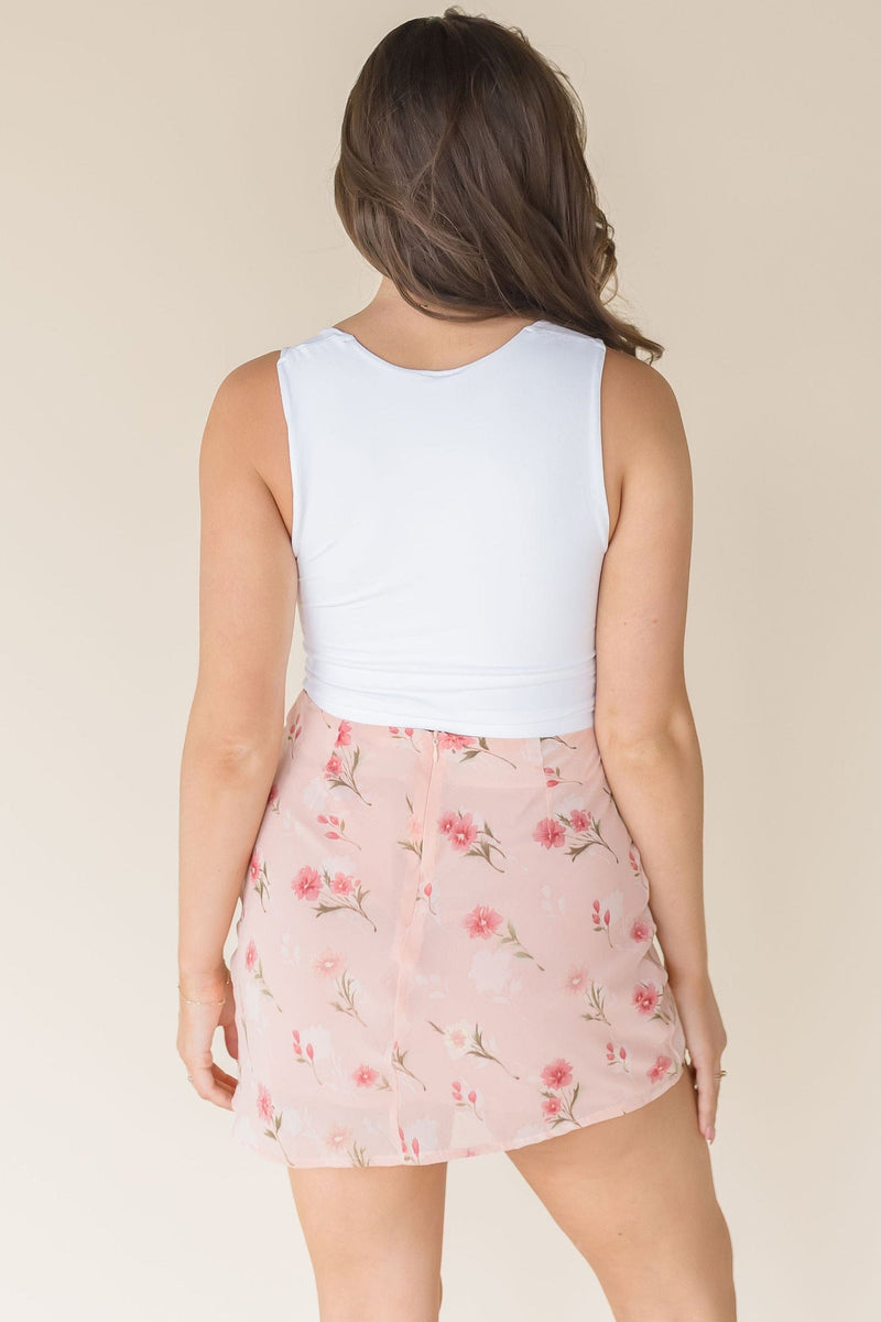 Blush Hour Mini Skirt
