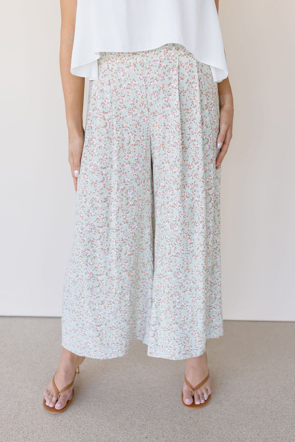 Florence Cropped Wide Leg Pant