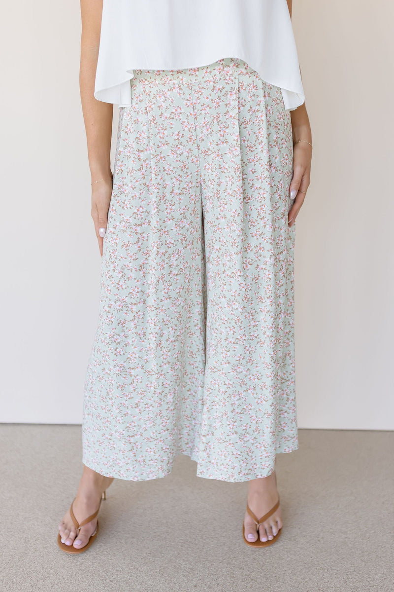 Florence Cropped Wide Leg Pant