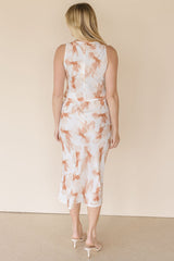 Tatiana Satin Midi Skirt