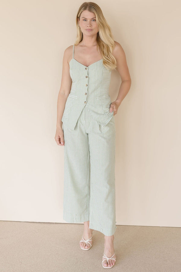 Seaside Striped Pants