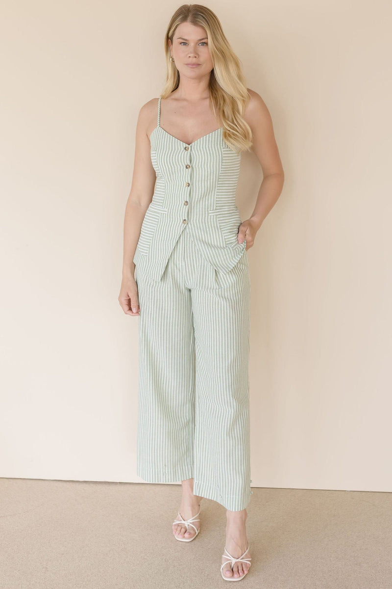 Seaside Striped Pants