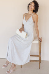 Ivy Open Back Linen Maxi Dress