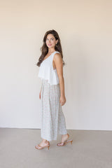 Florence Cropped Wide Leg Pant