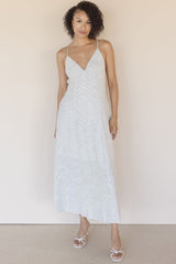 Ivy Open Back Linen Maxi Dress