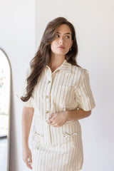 Tawny Short Sleeve Button Shirt