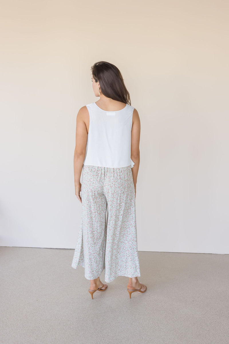 Florence Cropped Wide Leg Pant