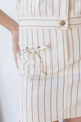 Tawny Bow Mini Skirt