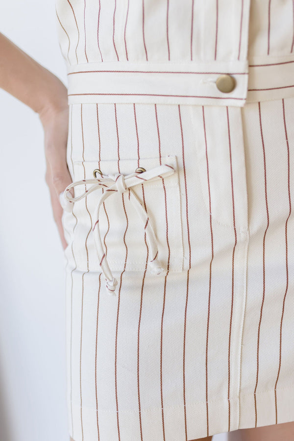 Tawny Bow Mini Skirt