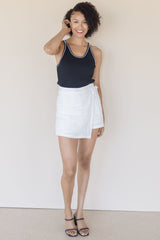 Adelle Wrap Mini Skort