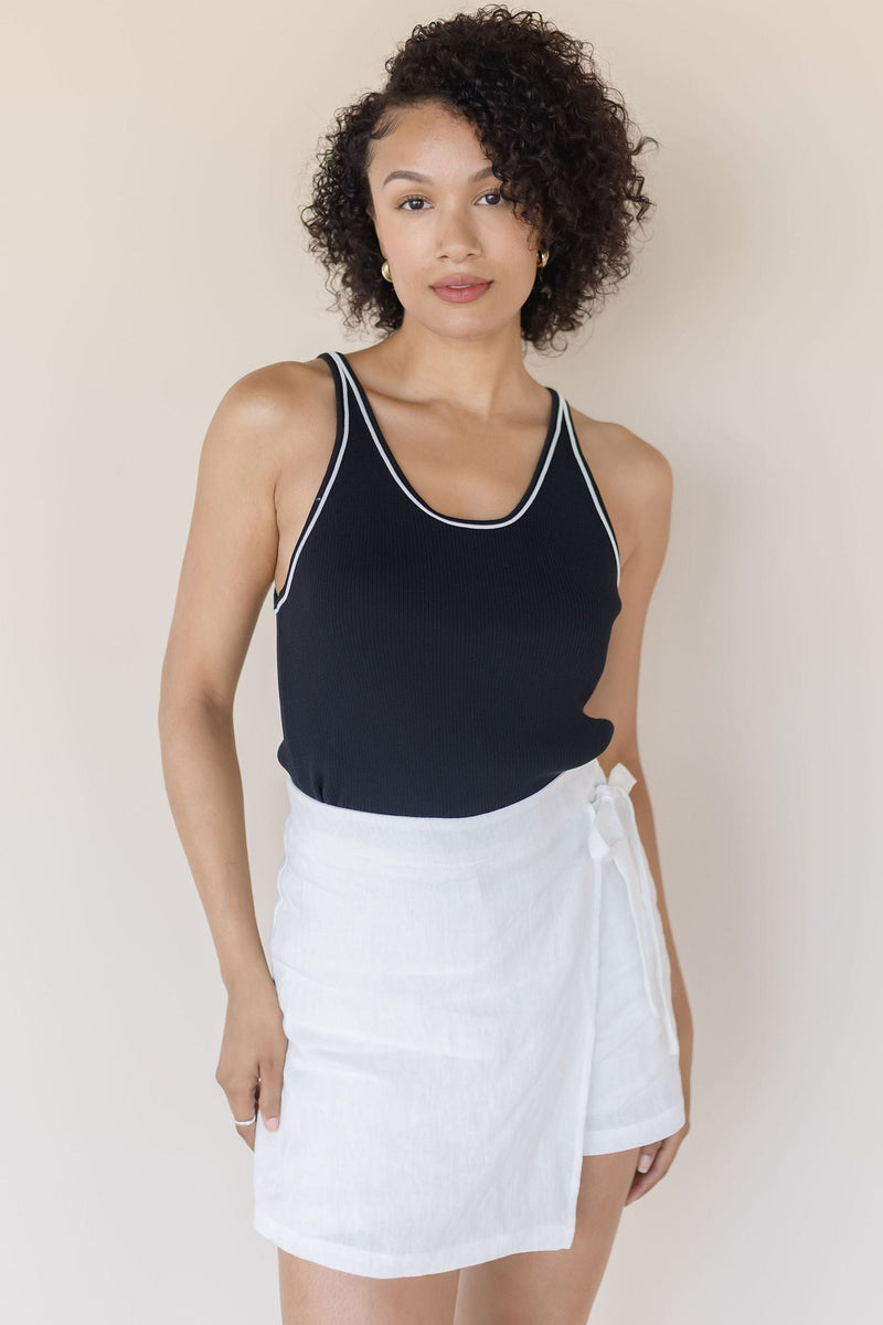 Adelle Wrap Mini Skort