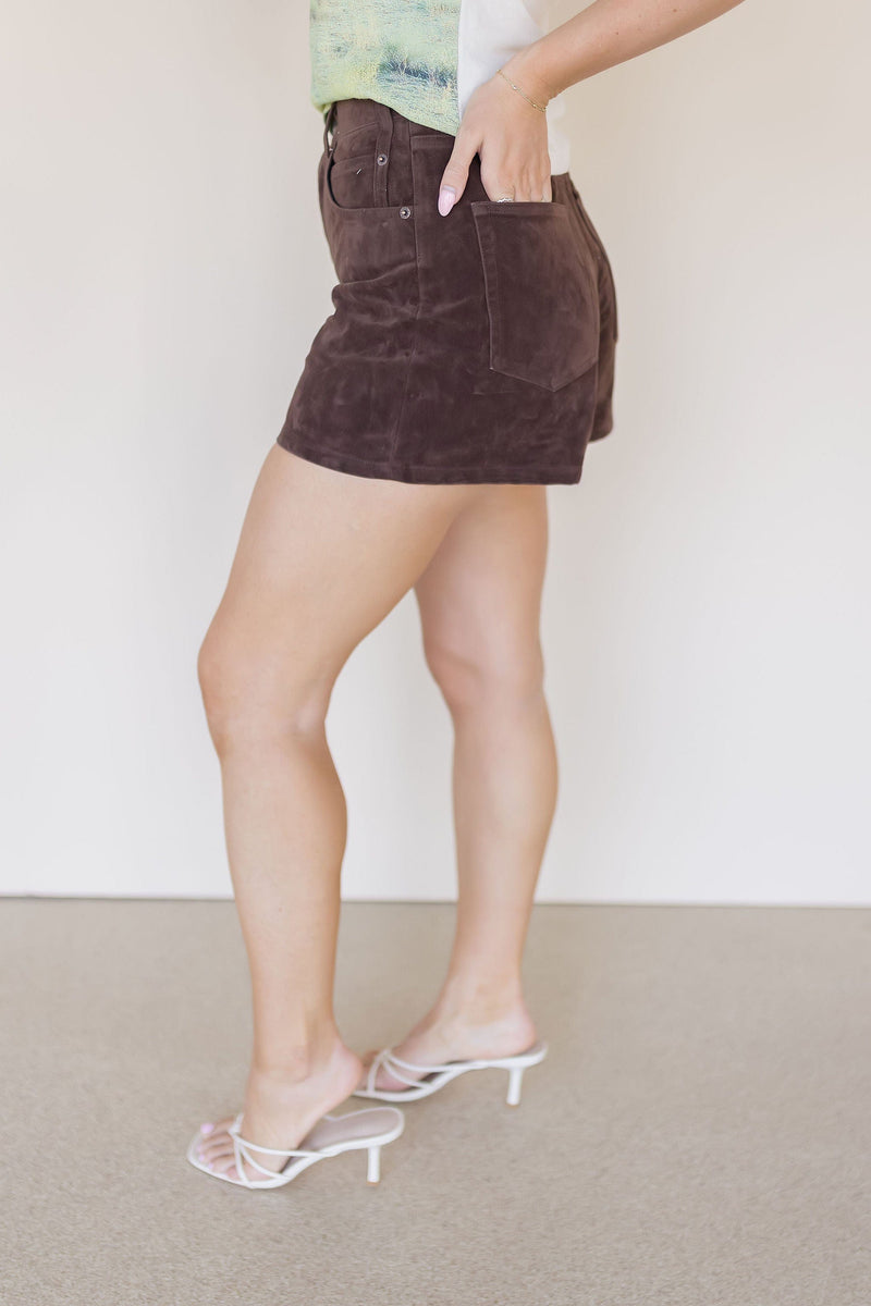 Tippi Vegan Suede Shorts