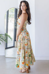 Postcard From Paradise Spaghetti Strap Midi Dress