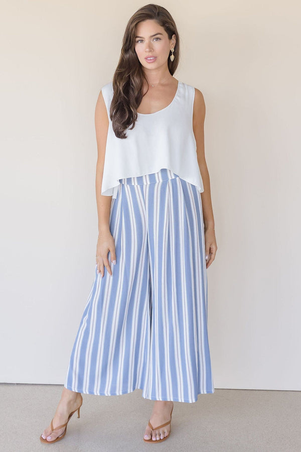 Florence Cropped Wide Leg Pant