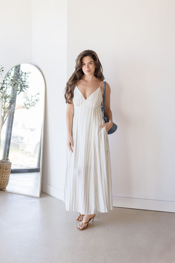 Nola Open Back Maxi Dress